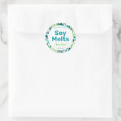Étiquettes De Cire De Soja Vert Et Bleu (Sac)