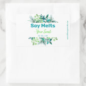 Étiquettes De Cire De Soja Vert Et Bleu (Sac)