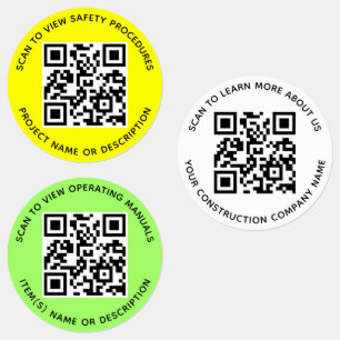 Étiquettes de code QR résistantes aux intempéries