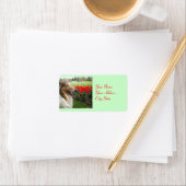 Étiquettes de Collie N Tulips (En situation)