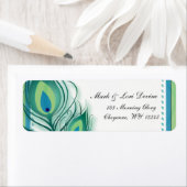 Étiquettes de concepteurs inspirés de Peacock (En situation)