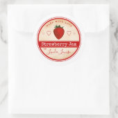 étiquettes de confiture de fraise classique autoco (Sac)