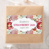 Étiquettes de confiture, de sauce, de canne ou de  (En situation)