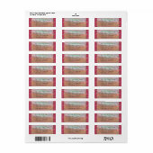 Étiquettes de conte de fées 3/4" x 2 1/4" (Feuille entière)