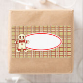 Étiquettes de cookies de Noël (En situation)