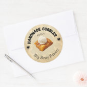 Étiquettes de cordonnier à pêche personnalisée | V (Enveloppe)