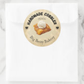 Étiquettes de cordonnier à pêche personnalisée | V (Sac)