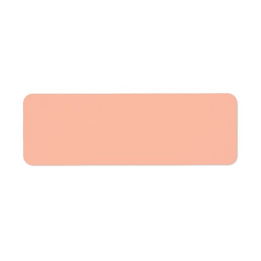 Étiquettes de couleur unie Trend Soft Peach (Devant)