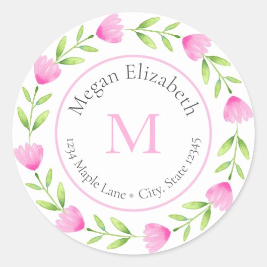Étiquettes de couronnes de courge rose (Devant)