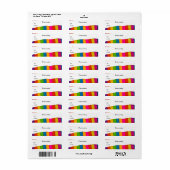 Étiquettes de courrier de l'ID de passage (Feuille entière)