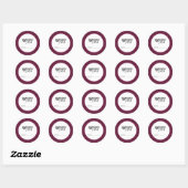 Étiquettes de couvercle pour conservation de confi (Feuille)