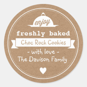 Étiquettes de cuisine Vintage Kraft