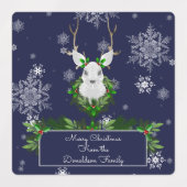 Étiquettes de cuisson Blue Reindeer (Design 1)