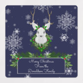 Étiquettes de cuisson Blue Reindeer (Design 2)