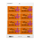 Étiquettes de cuisson Halloween (Feuille entière)