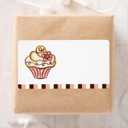 Étiquettes de Cupcake (En situation)