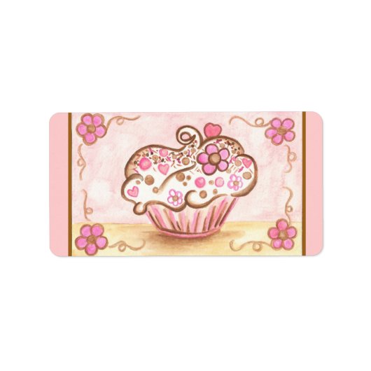 Étiquettes de Cupcake (Devant)