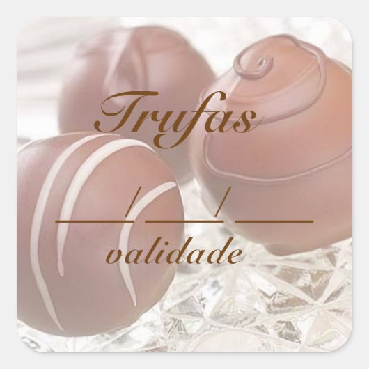 Étiquettes de date de validité pour truffes (Devant)
