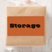 Étiquettes de déplacement de stockage en rouille (En situation)