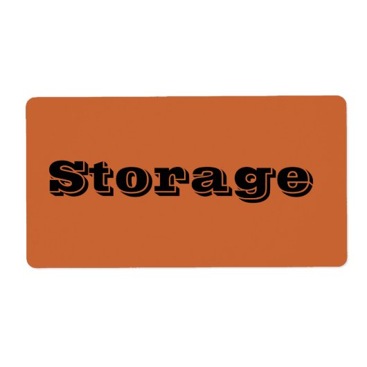 Étiquettes de déplacement de stockage en rouille (Devant)
