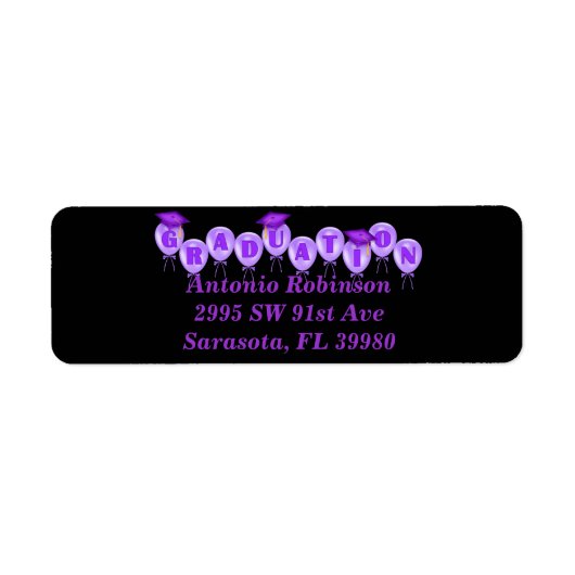 Étiquettes de diplômes élégants (Devant)