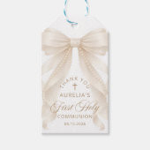 Étiquettes de don de perles de Première Communion (Devant)