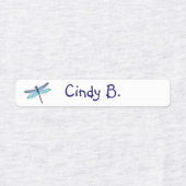 Étiquettes de dragonfly pour 4 enfants (Design 2)