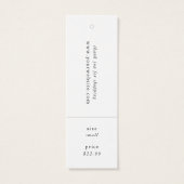 Étiquettes de Étiquette de vêtements de vente au d (Dos)