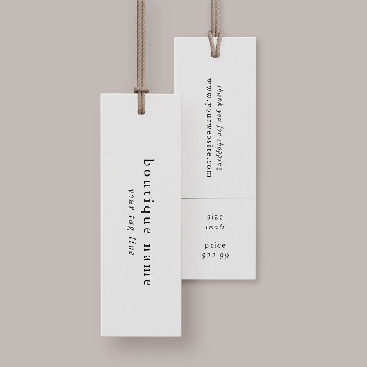 Étiquettes de Étiquette de vêtements de vente au d