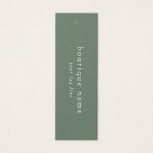 Étiquettes de Étiquette de vêtements - ÉMILIA Gree (Devant)