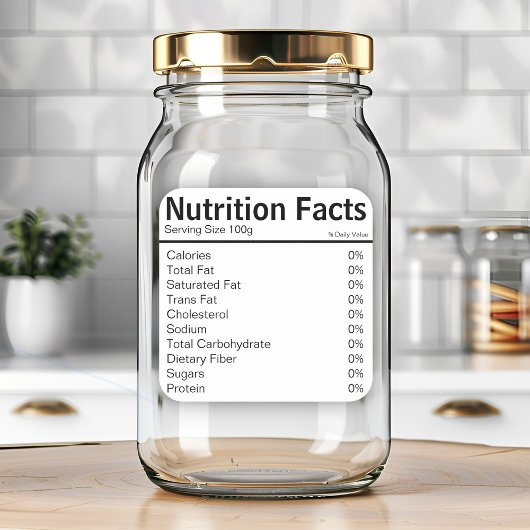 Étiquettes de faits nutritionnels