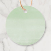 Étiquettes de faveur de baby shower avec pivoines (Dos)