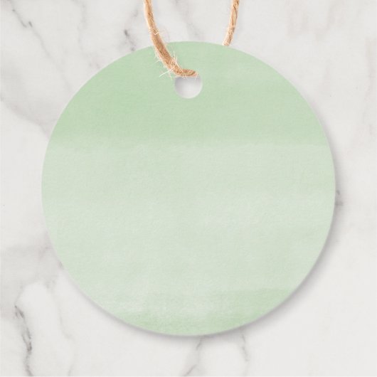 Étiquettes de faveur de baby shower avec pivoines (Dos)