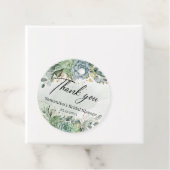 Étiquettes de faveur de baby shower bohème avec su (En situation)