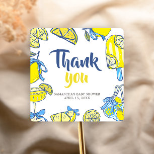 Étiquettes de Faveur de Baby Shower Ciao Baby Lemo