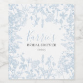 Étiquettes de faveur de Baby Shower de mariage flo (Étiquettes simples)