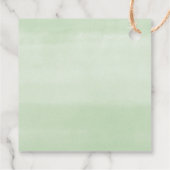 Étiquettes de faveur de Baby Shower pour Noël avec (Dos)