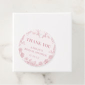 Étiquettes de faveur de douche de mariage en chino (En situation)