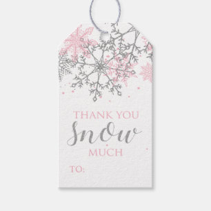 Étiquettes de faveur de flocon de neige Winter One