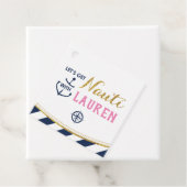 Étiquettes de faveur de mariage Get Nauti (En situation)