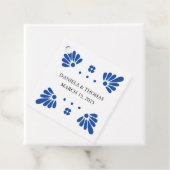 Étiquettes de faveur de mariage Talavera mexicain (En situation)