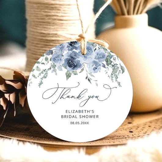 Étiquettes de faveur de shower de mariage floral b