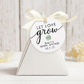 Étiquettes de Faveur de Succulente de MARIAGE