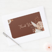 Étiquettes de faveur en herbe de Pampas Boho – Flo (Enveloppe)