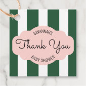 Étiquettes de faveur pour Baby Shower Beverly Hill (Devant)