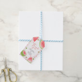 Étiquettes de Faveurs de Baby Shower Pastèque (Avec de laficelle)