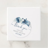 Étiquettes de Faveurs de Réception de Mariage Flor (En situation)