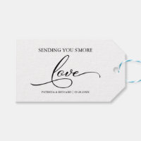 Étiquettes de faveurs "Simple Elegant Script S'mor