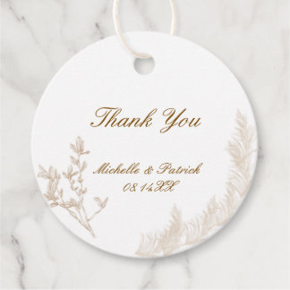 Étiquettes de Favor Cadeau Rondes