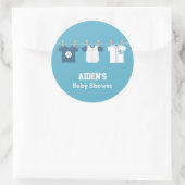 Étiquettes de fête de douche pour bébé garçon de b (Sac)